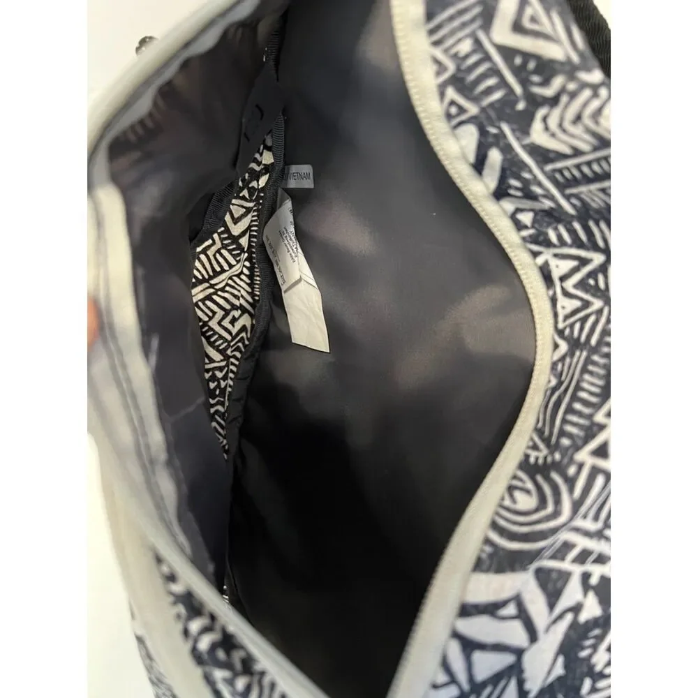 Eddie Bauer Ripstop 8L Sling Pack with a black and white tribal pattern